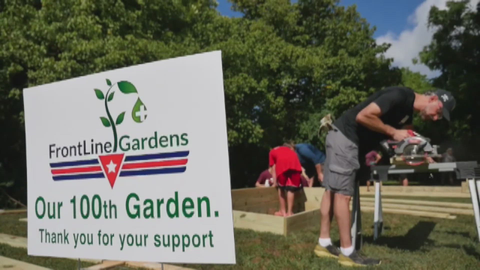 A homegrown charity installed free backyard gardens for East Tennessee veterans. 
