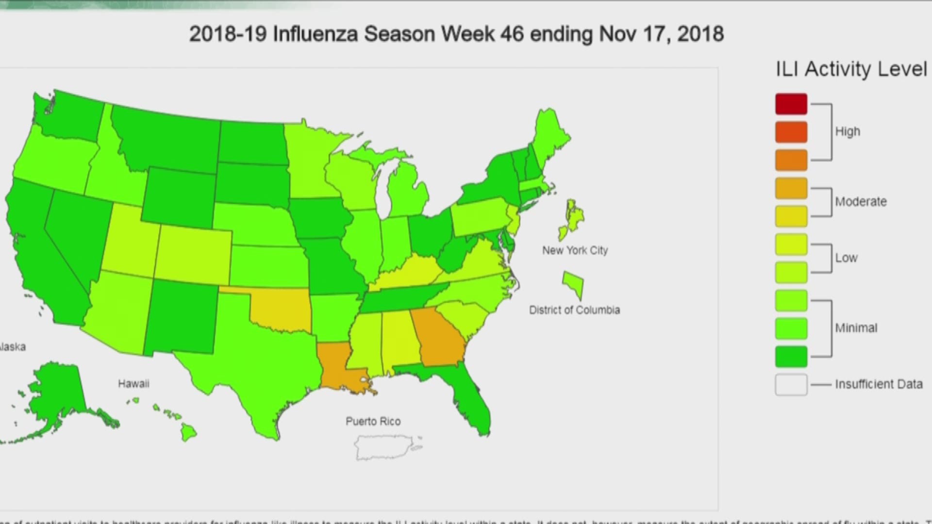 Here in Knox County -- the health department says it's seeing some flu activity. It expects flu cases to increase in the coming weeks.