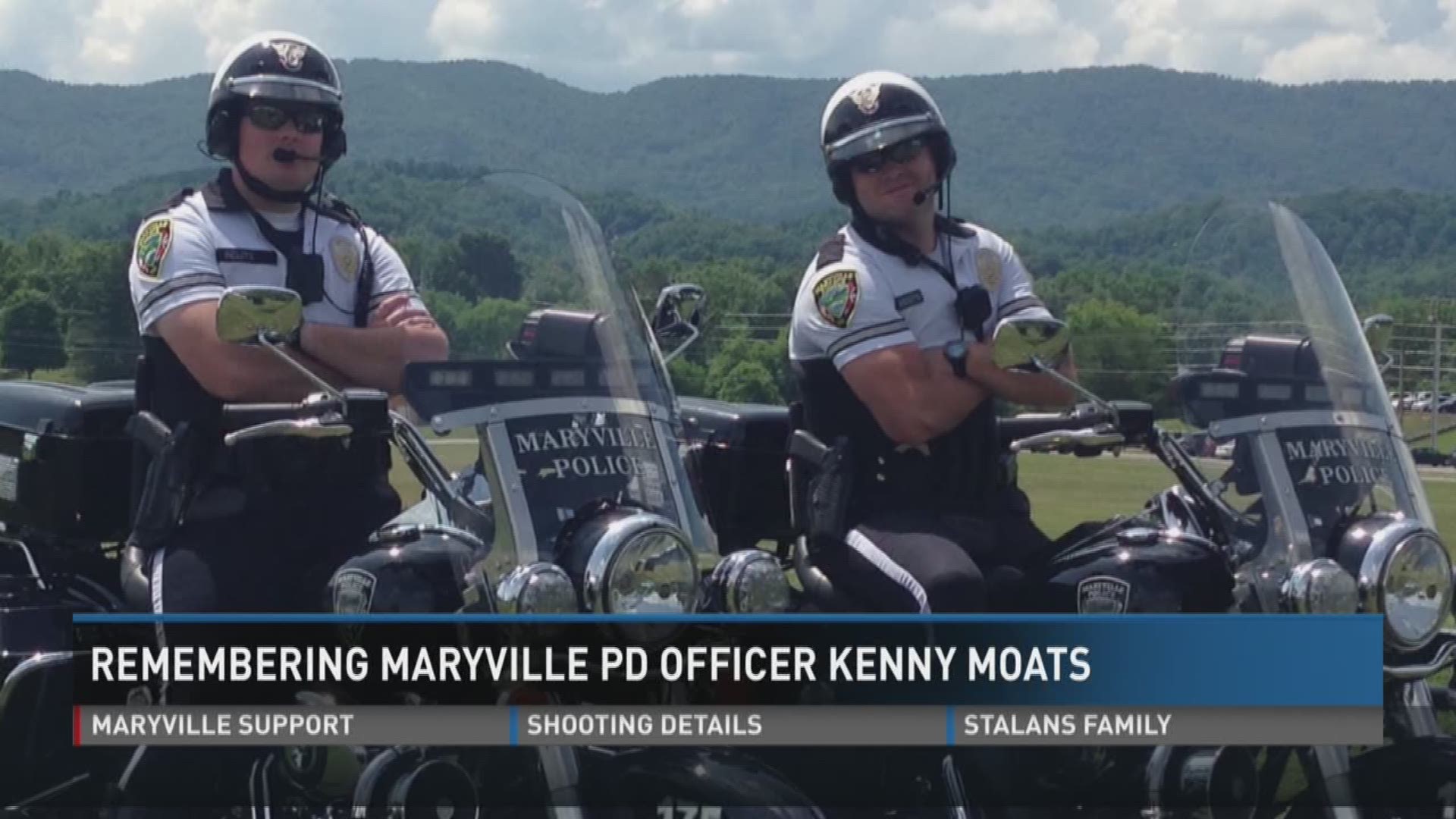 Friends and co-workers say you couldn't ask for a better officer, friend or father than fallen Maryville Police Officer Kenny Moats.