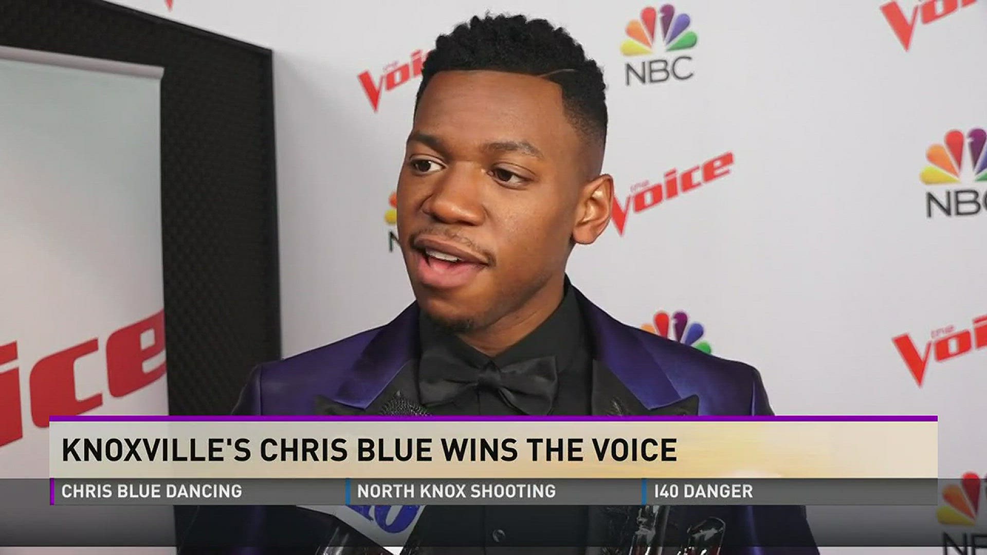 May 24, 2017: A look at the community support for Voice winner Chris Blue.