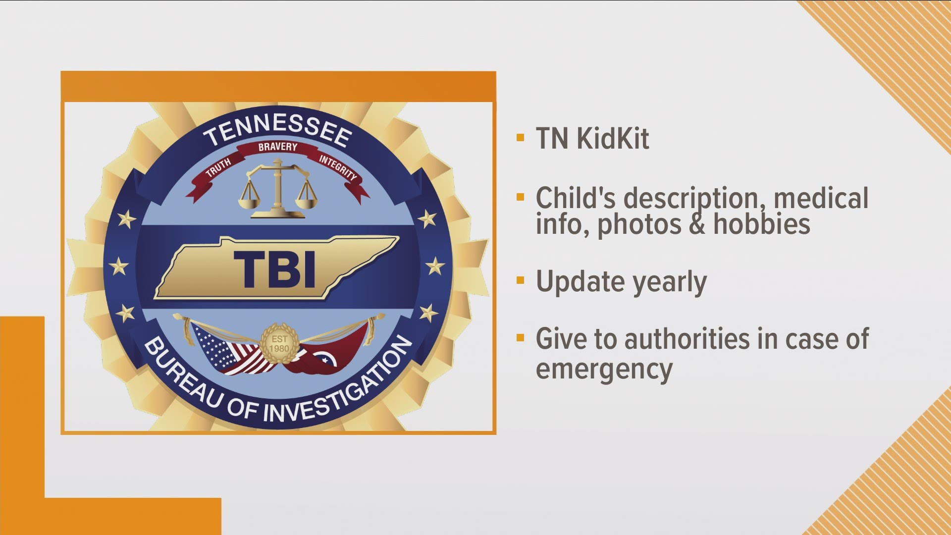 TBI kits help parents prepare for emergency