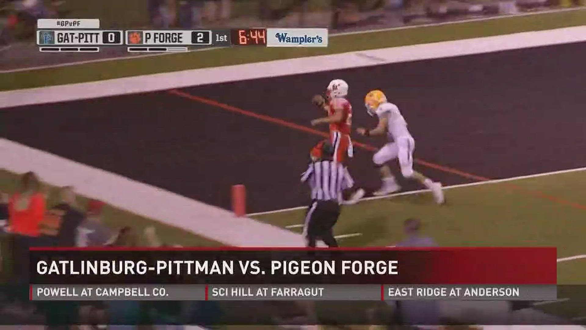 Pigeon Forge beat Gatlinburg-Pittman 38-18