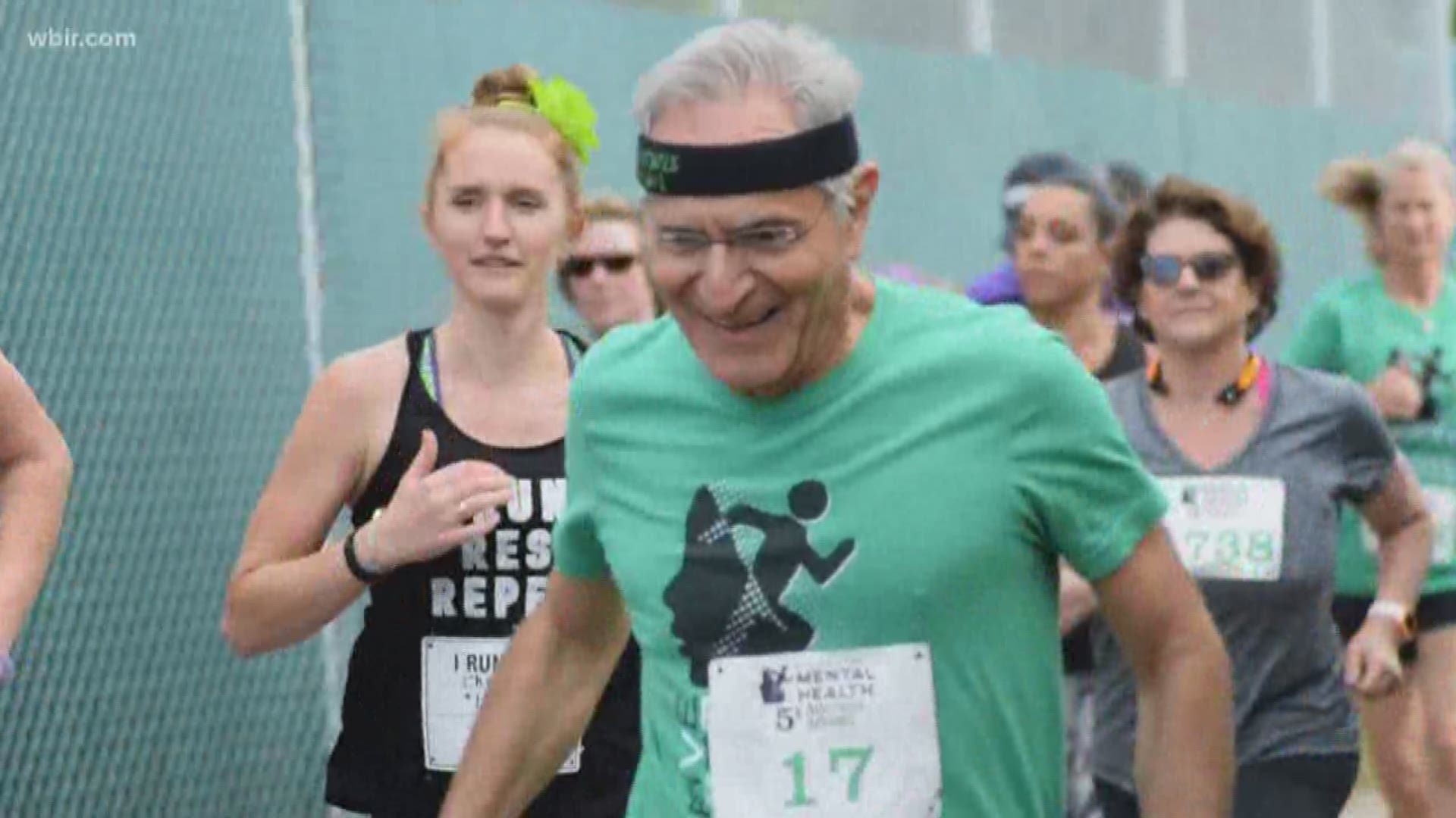 A retired doctor has made it his mission to shine a light on mental health by traveling to every state in the U.S.  In each state, he hosts a group-5k run for anyone who wants to join.
