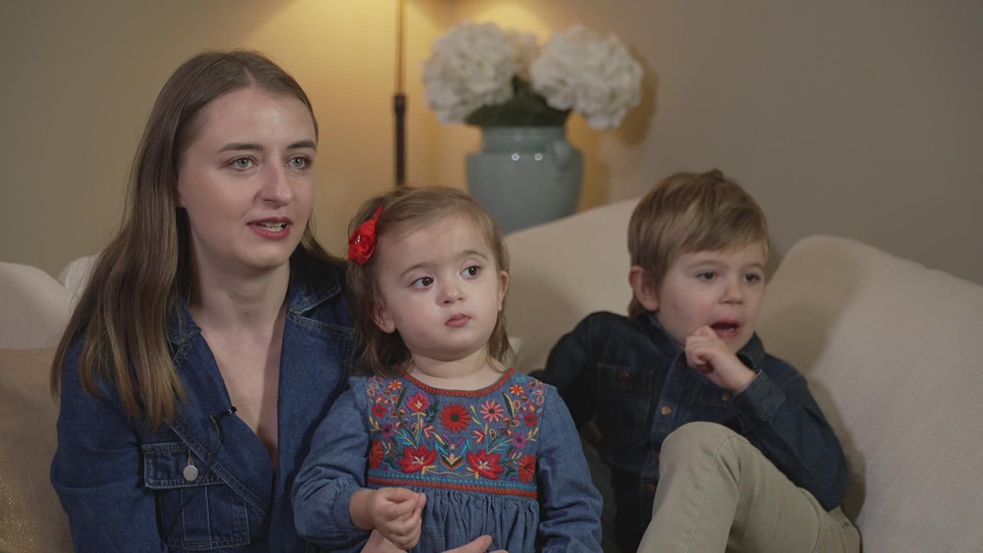 A mother and her young children fled war-torn Ukraine bound for Knoxville. Now, she is rebuilding their lives while her husband fights the Russians.