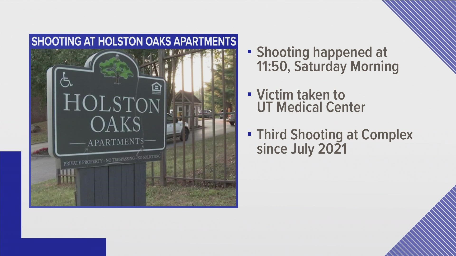 According to reports, several shootings have been reported in the past at the apartment complex.