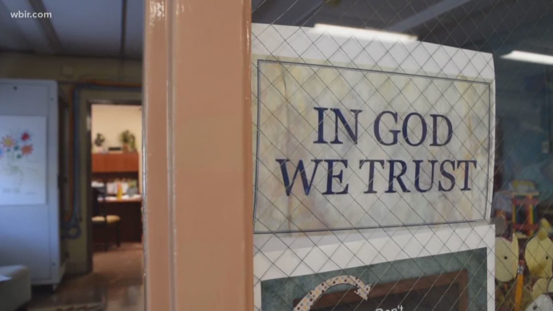 As students head back to class in Tennessee, a bill signed into law by Governor Haslam in April is making the motto 'In God We Trust' a staple in all Tennessee schools.