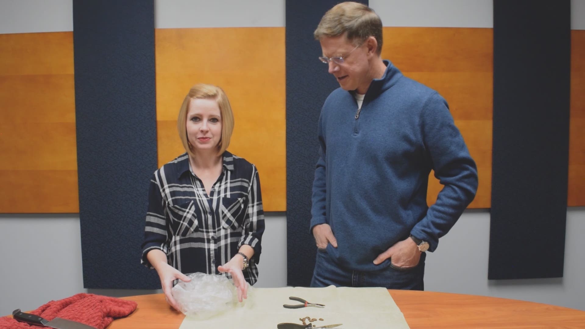 According to lore, the kitchen utensil shape found in a persimmon seed stem can predict winter weather. Cassie Nall and Todd Howell put that to the test.