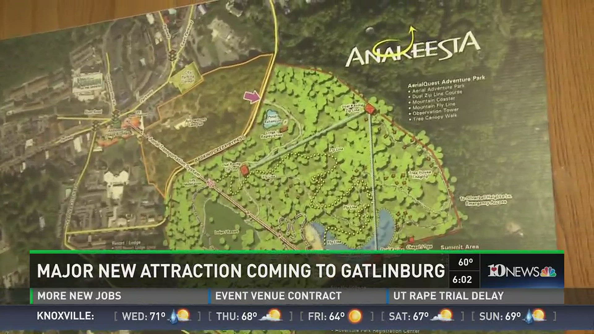 A new multi-million dollar attraction is in the works in the heart of Gatlinburg-- and it's expected to create hundreds of new jobs. (10/27/15 6PM)