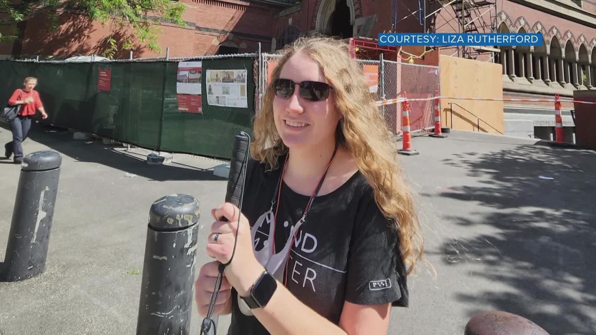 Campbell Rutherford, who is a blind, self-proclaimed math nerd from Jefferson County officially moved into her Harvard dorm this weekend!