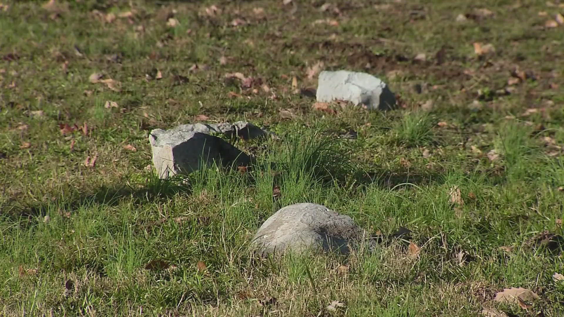 The graves were found at The Hermitage, which spanned around 1,000 acres.