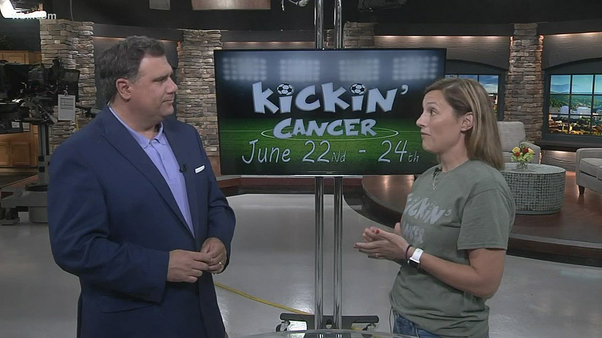 The Knoxville Kickin Cancer Adult Soccer Tournament June 22nd through the 24thCool SportsFundraiser for 2 local soccer players. They are currently looking for teams. Follow them on Facebook or visit   knoxkickincancer.comMay 29, 2018-4pm