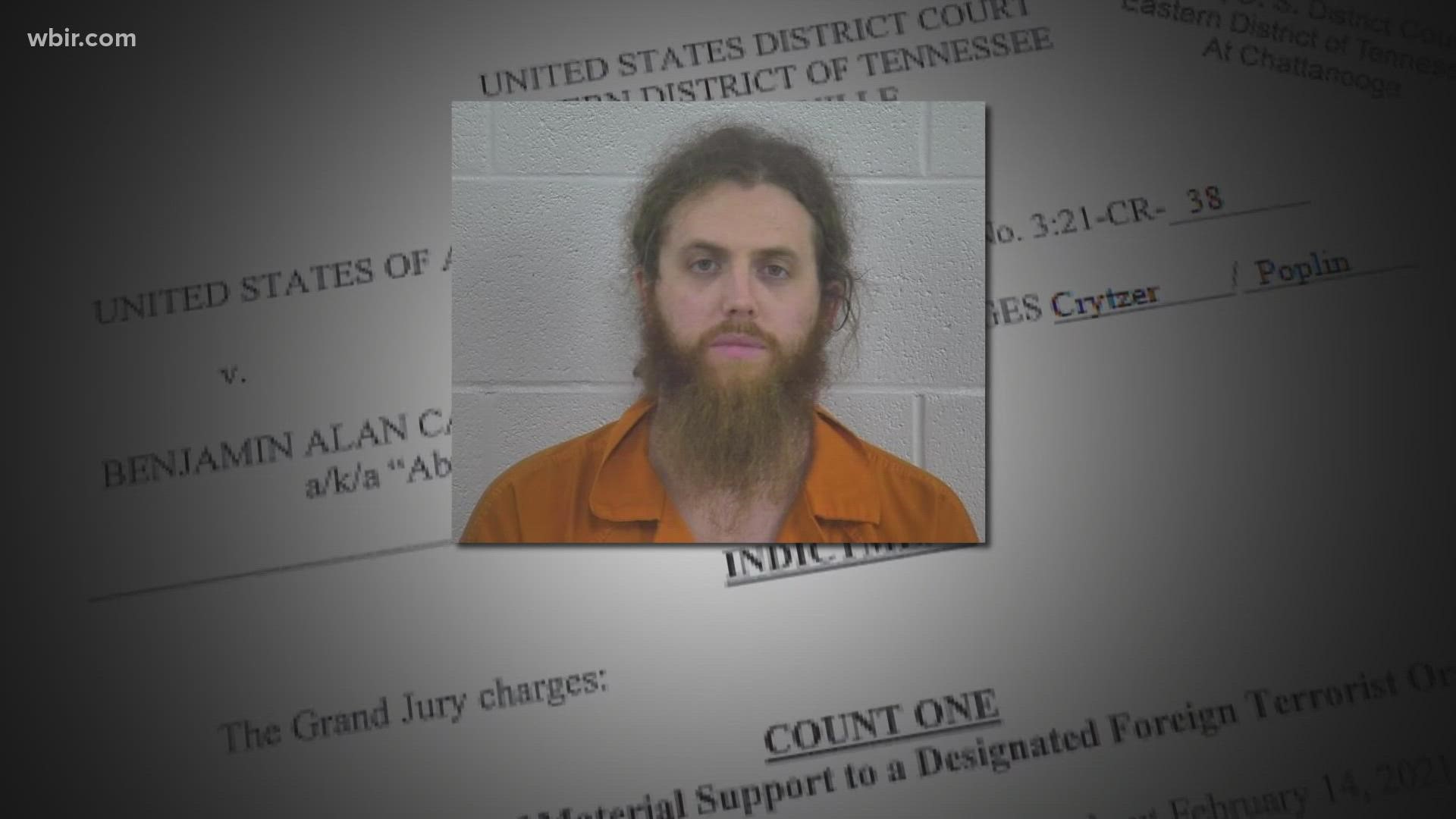 In a low-resolution video interview from the Knox County Jail, Benjamin Carpenter said he plans to beat the charges at his federal trial this summer.