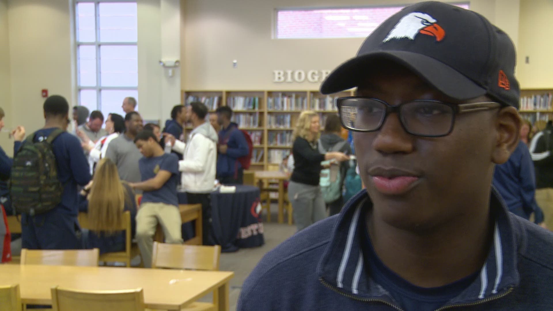 West's Demarcus Nelson signs to play football at Carson-Newman.