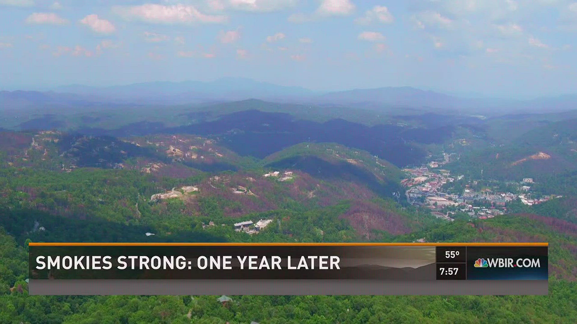 On Tuesday, November 28, 2017, we remember one year after the deadly Sevier County wildfires. We take a look at what it means to be Smokies Strong.