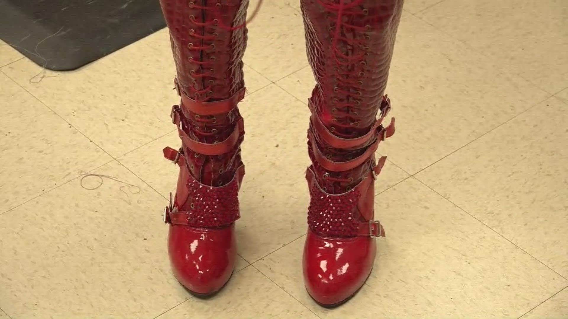 The cast of Kinky Boots at the Clarence Brown Theatre is getting ready for opening night of the popular Broadway show.