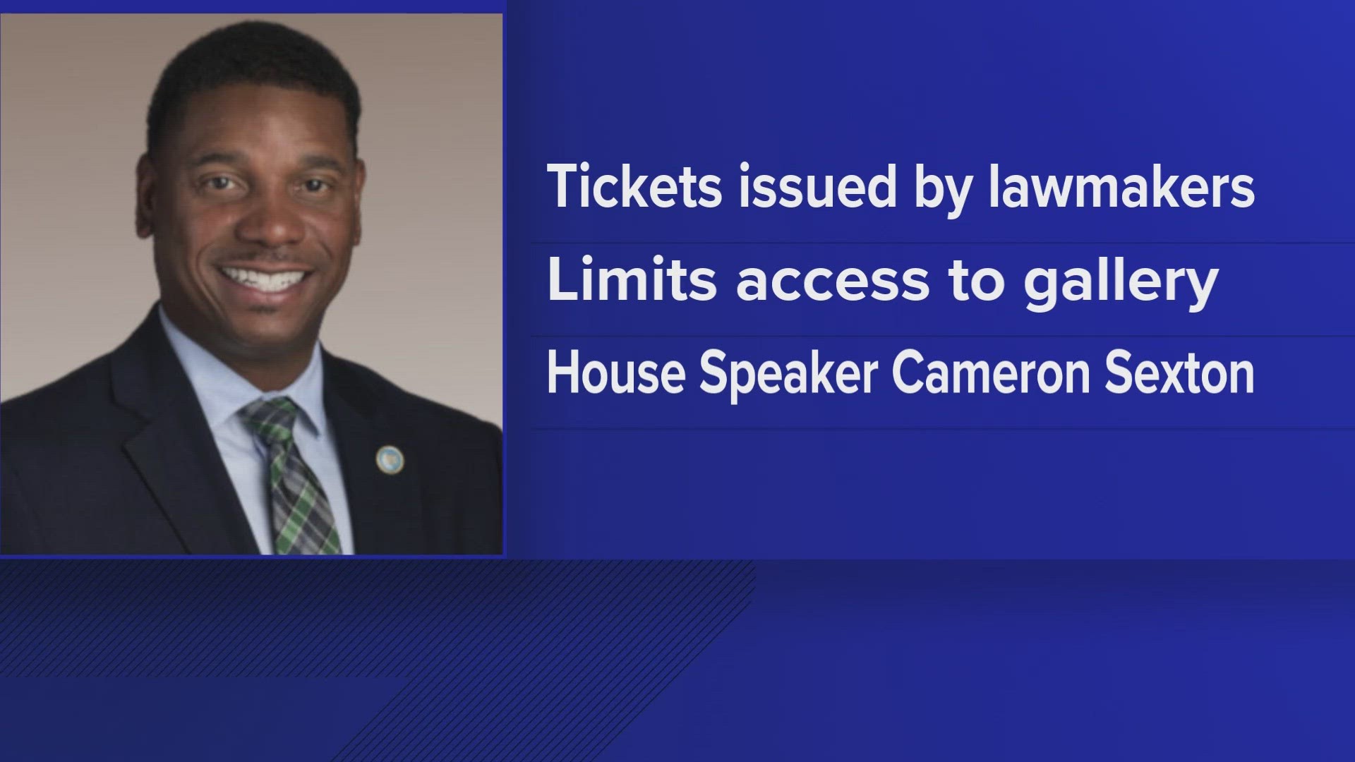 A new rule only allows people with tickets from lawmakers access to the gallery.