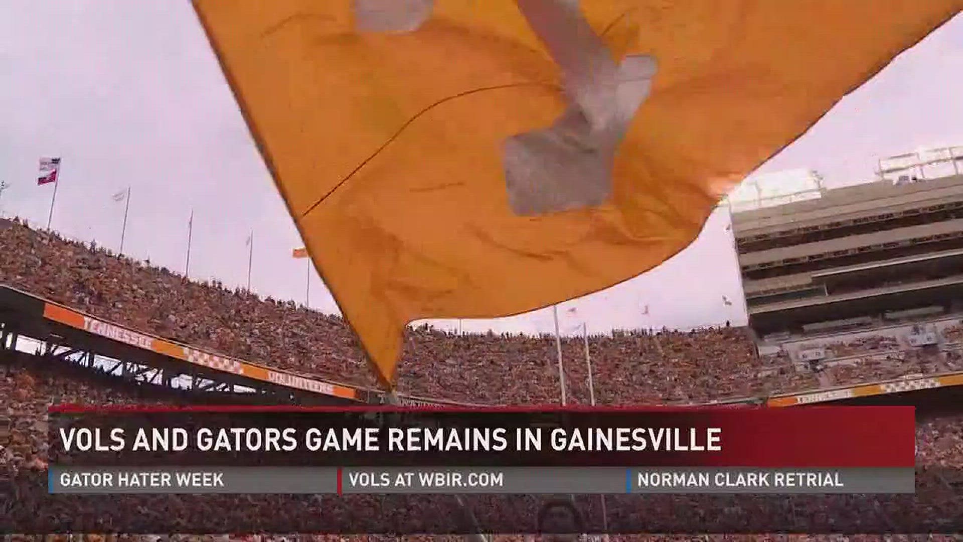 The SEC and Florida officials surveyed the damage in Gainesville and determined they could still host the SEC showdown.