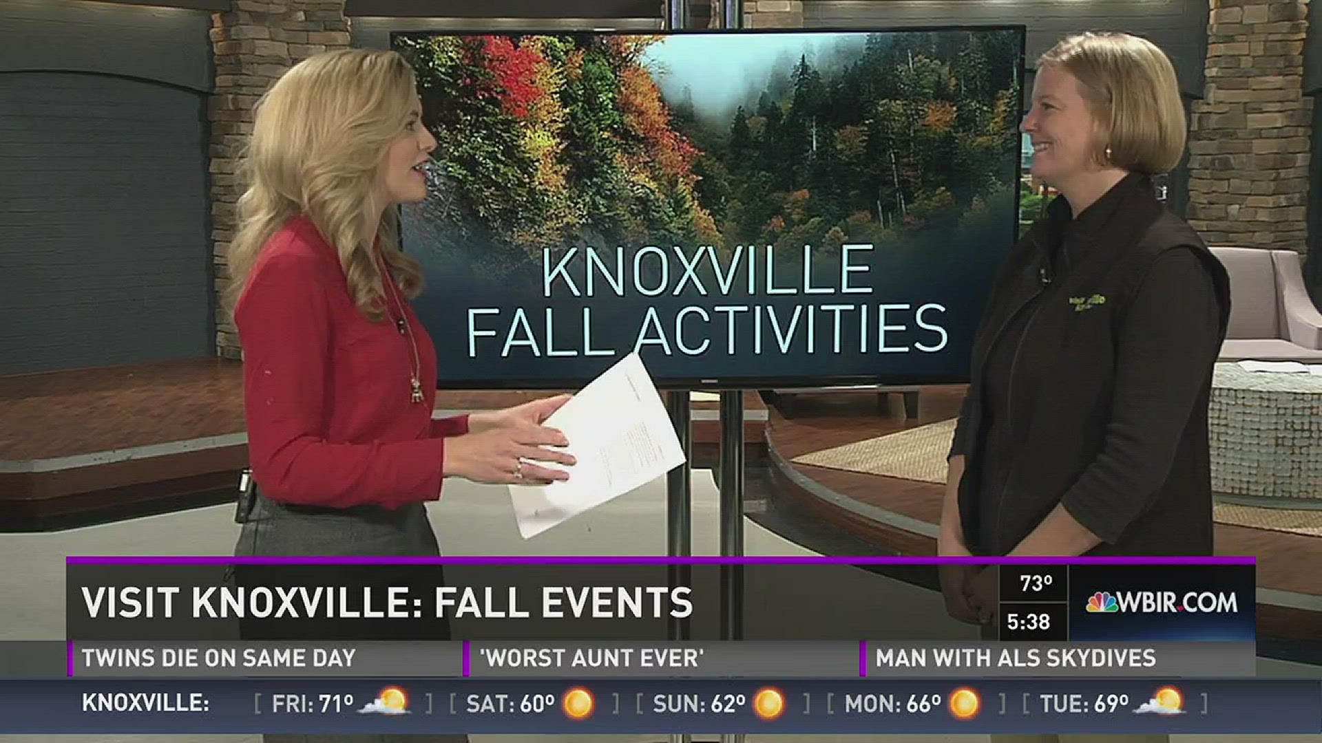 Kim Bumpas of Visit Knoxville talks about events coming up this fall. Oct. 15, 2015