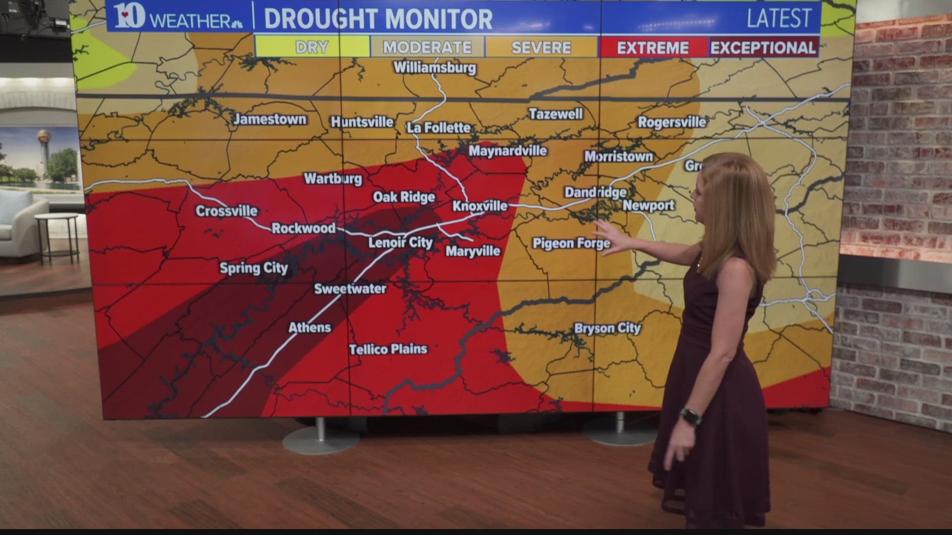 Meteorologist Cassie Nall tracked our dry conditions as the new drought monitor was released today.