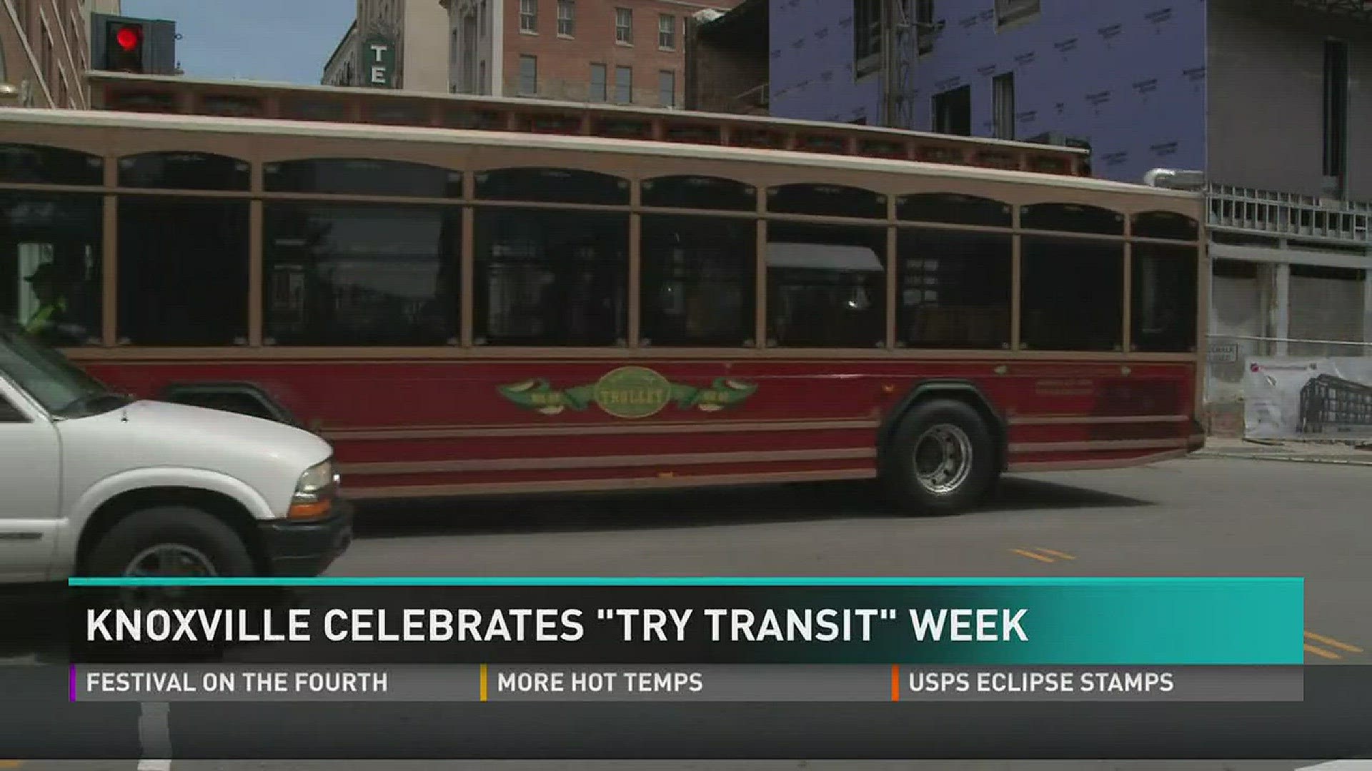 To encourage people to try Knoxville's mass transit options, the city hid prizes aboard downtown trolleys