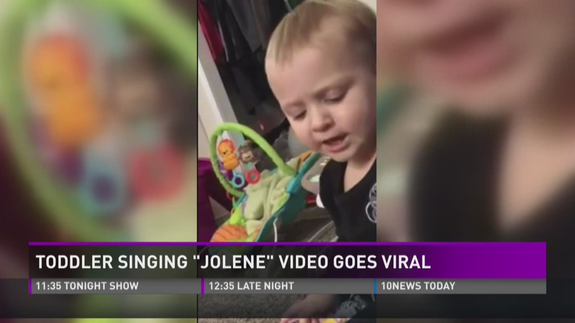 Jan. 25, 2017: An adorable toddler's rendition of Dolly Parton's hit song, "Jolene" has gone viral.