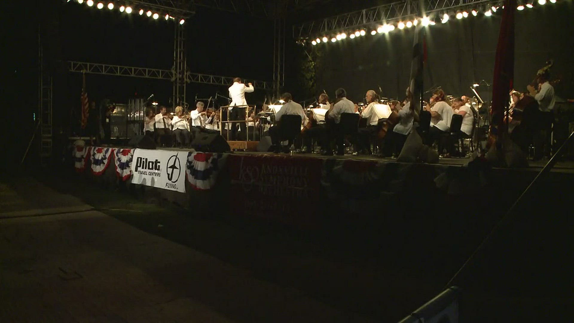 The Knoxville Symphony Orchestra provides the fireworks soundtrack for the City of Knoxville's Festival on the Fourth.