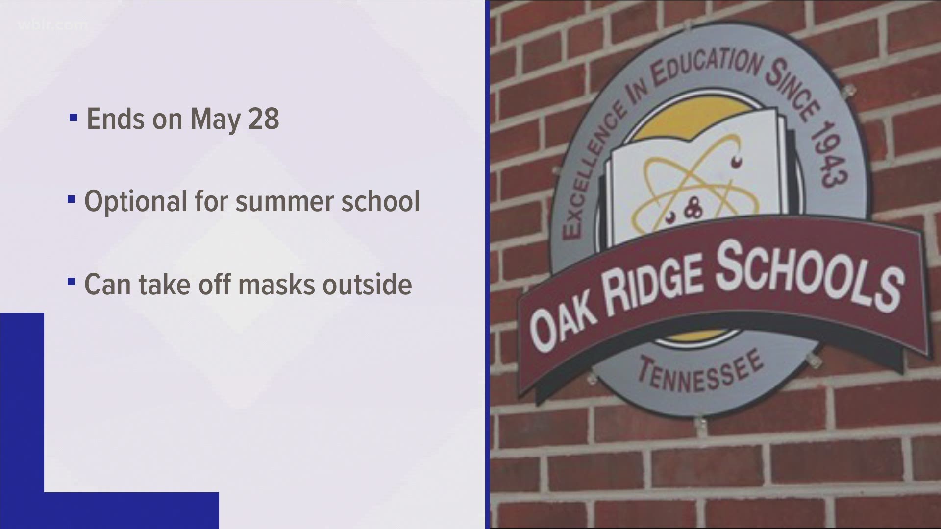 The Oak Ridge Board of Education approved the recommendation from the superintendent Monday night.