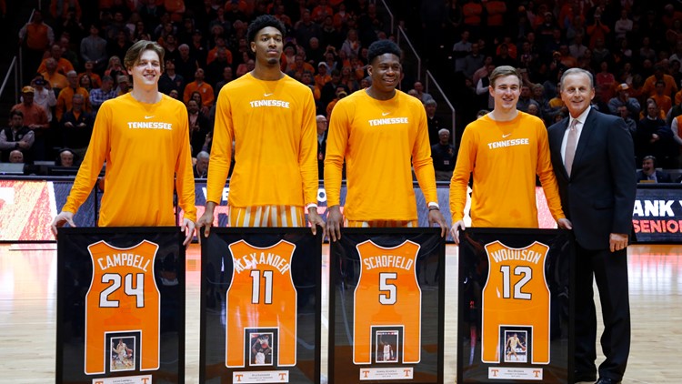 Brad Woodson Tennessee Volunteers Basketball Jersey-Orange