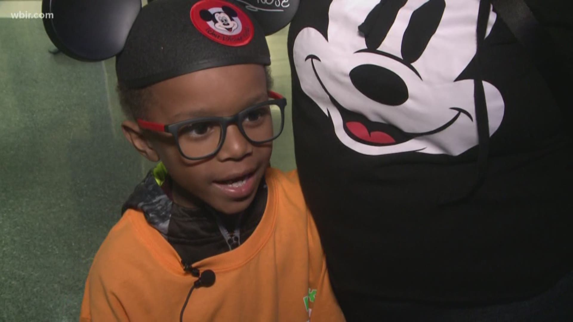 Ke'Shad Carr went to Disney thanks to the charity Dream Connection.