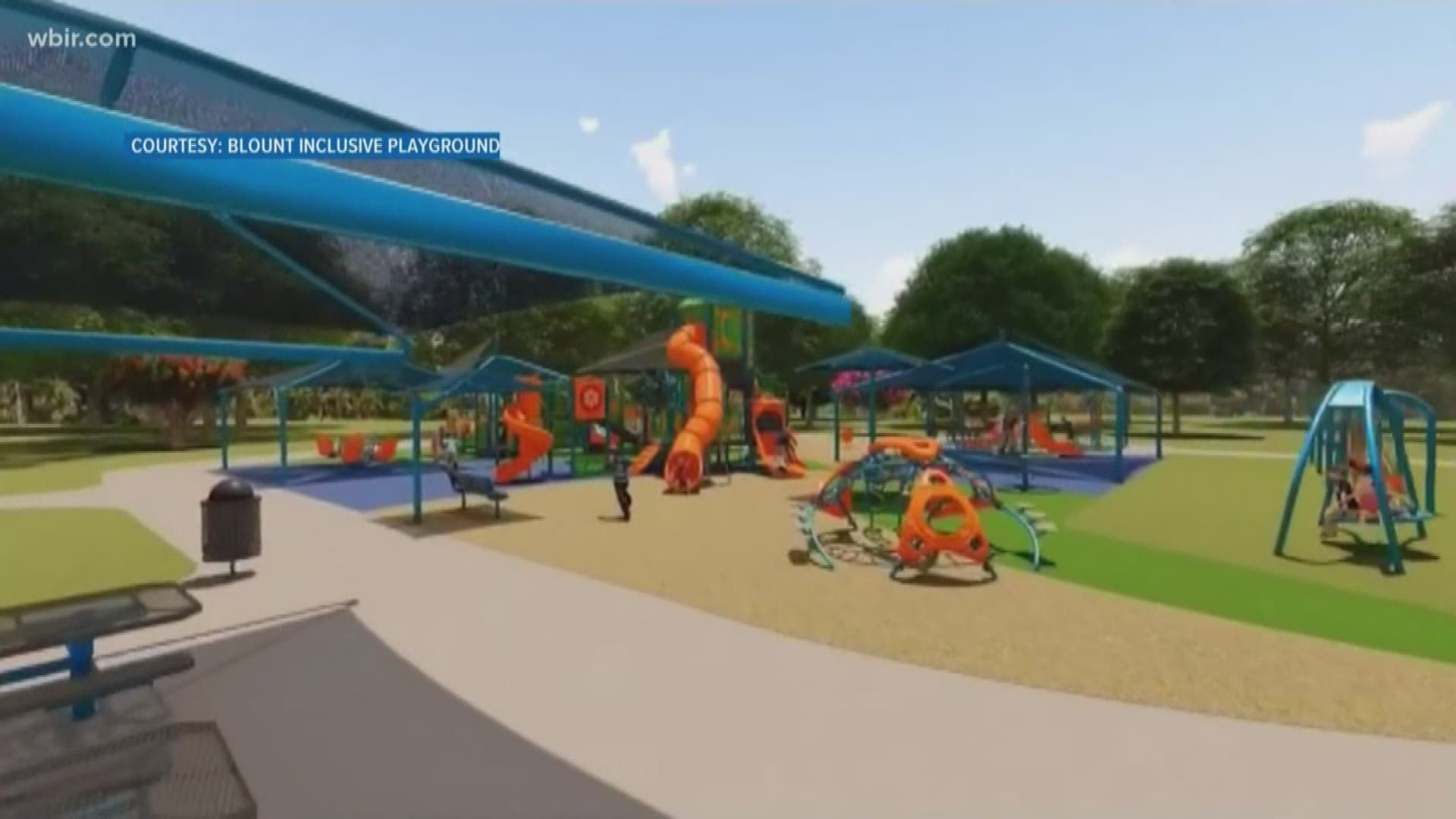 The Lions Club hopes to open the playground by Spring 2021.