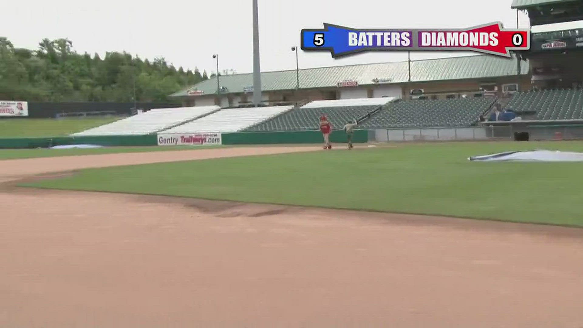 During Part 1 of the mascot baseball challenge, Bob's Batters got off to a 5-run lead, but in the conclusion Neil's Diamonds get a shot at victory. (5/17/17)