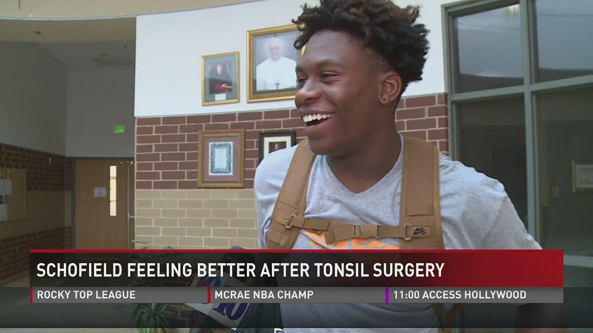 Vols sophomore forward Admiral Schofield is feeling refreshed after getting his sleep apnea under control.