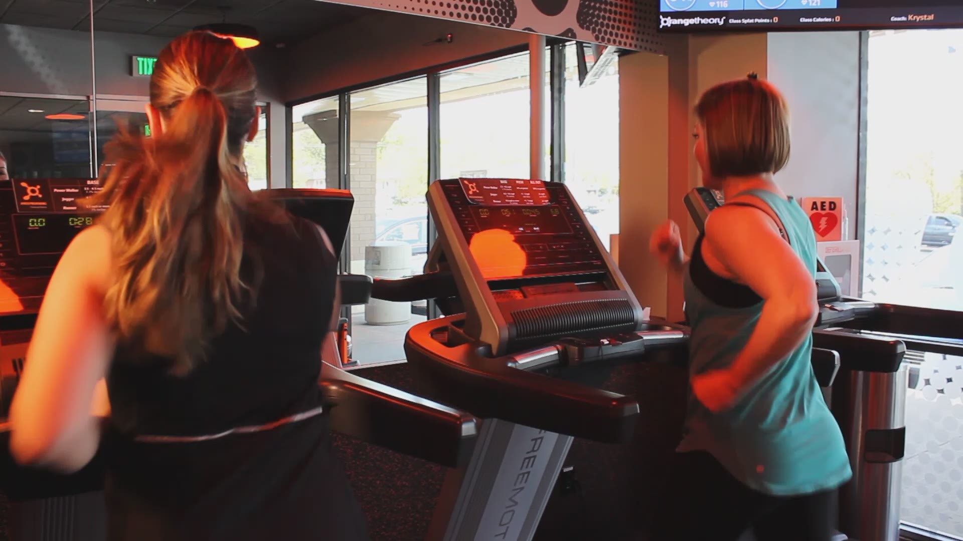 Robin and Chierstin treadmill