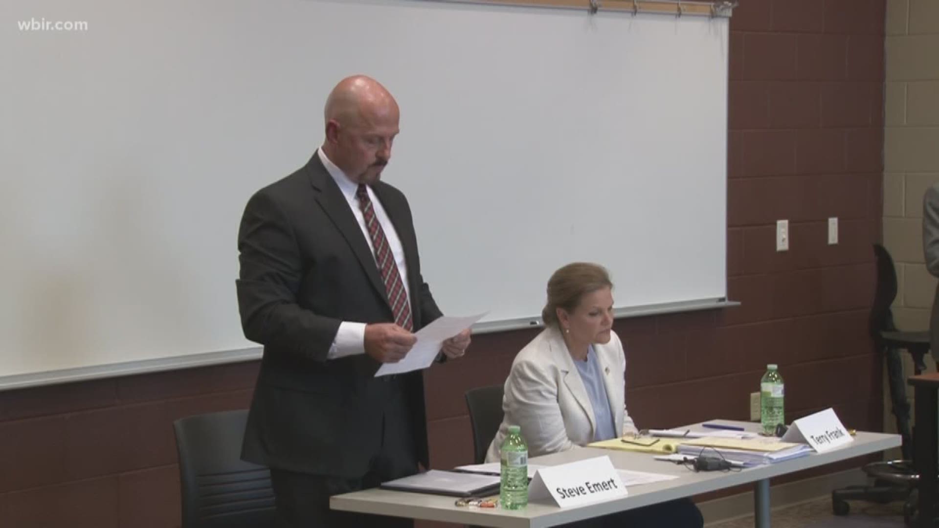 Two Anderson County mayoral candidates discussed sexual harassment in the workplace and also addressed other issues in the county affecting that community.