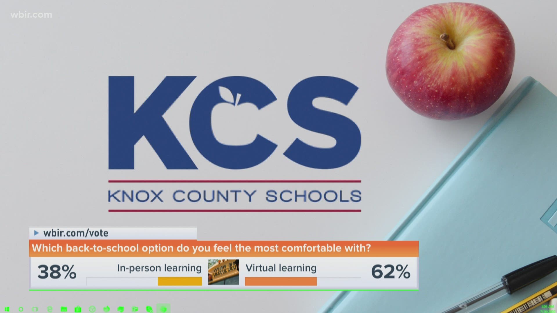 If you're choosing Knox County's Virtual Learning Program, you'll need to know register by Wednesday, July 22.