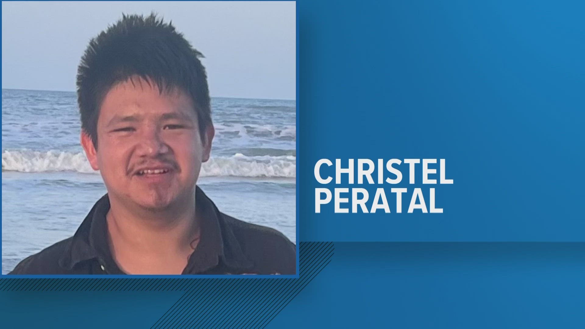 Sergio Christel Peratal’s family told deputies they last saw him around 1:30 Saturday morning and realized he was missing about five hours later.