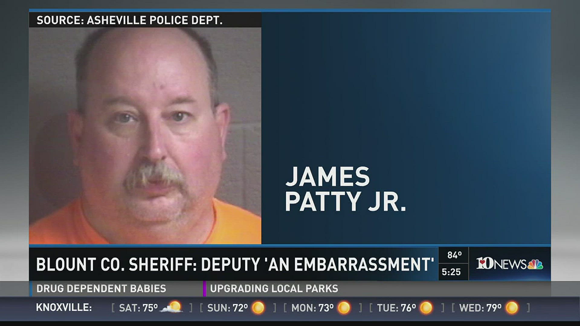 James Patty Jr was arrested in Asheville after investigators say he arranged to meet an underage girl for sex.