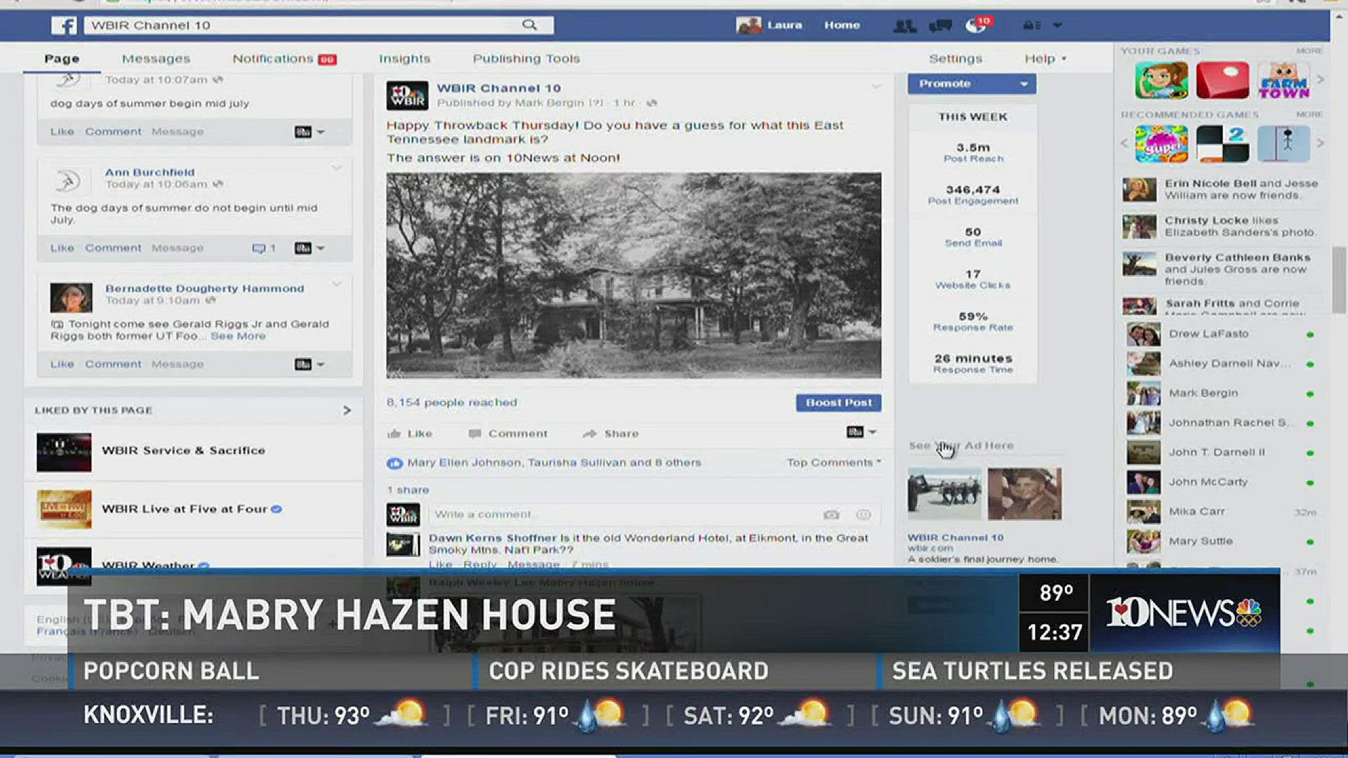 Throwback Thursday Mabry Hazen House