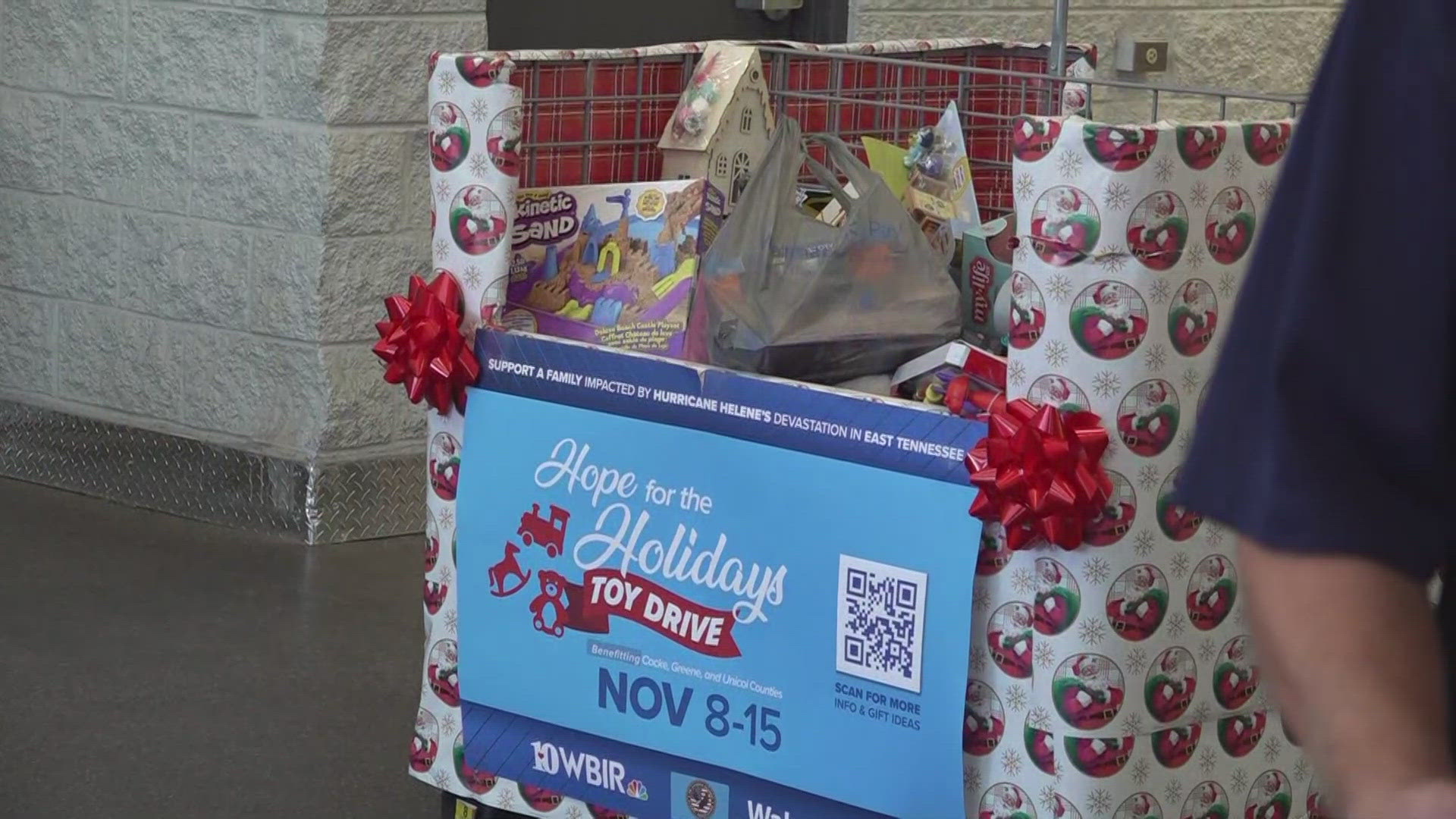 WBIR will collect toy donations for children and families impacted by Hurricane Helene this holiday season. 