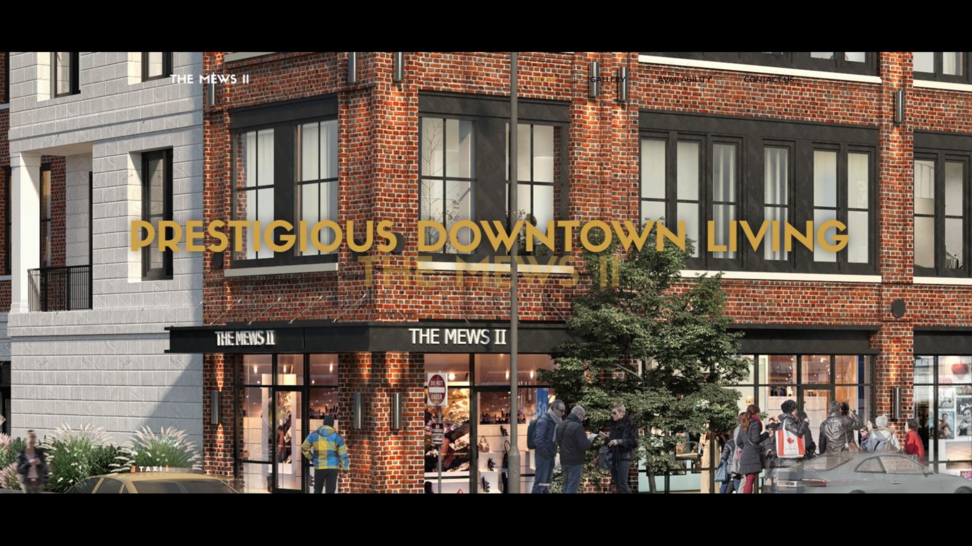 A developing downtown: Several new apartments under construction in