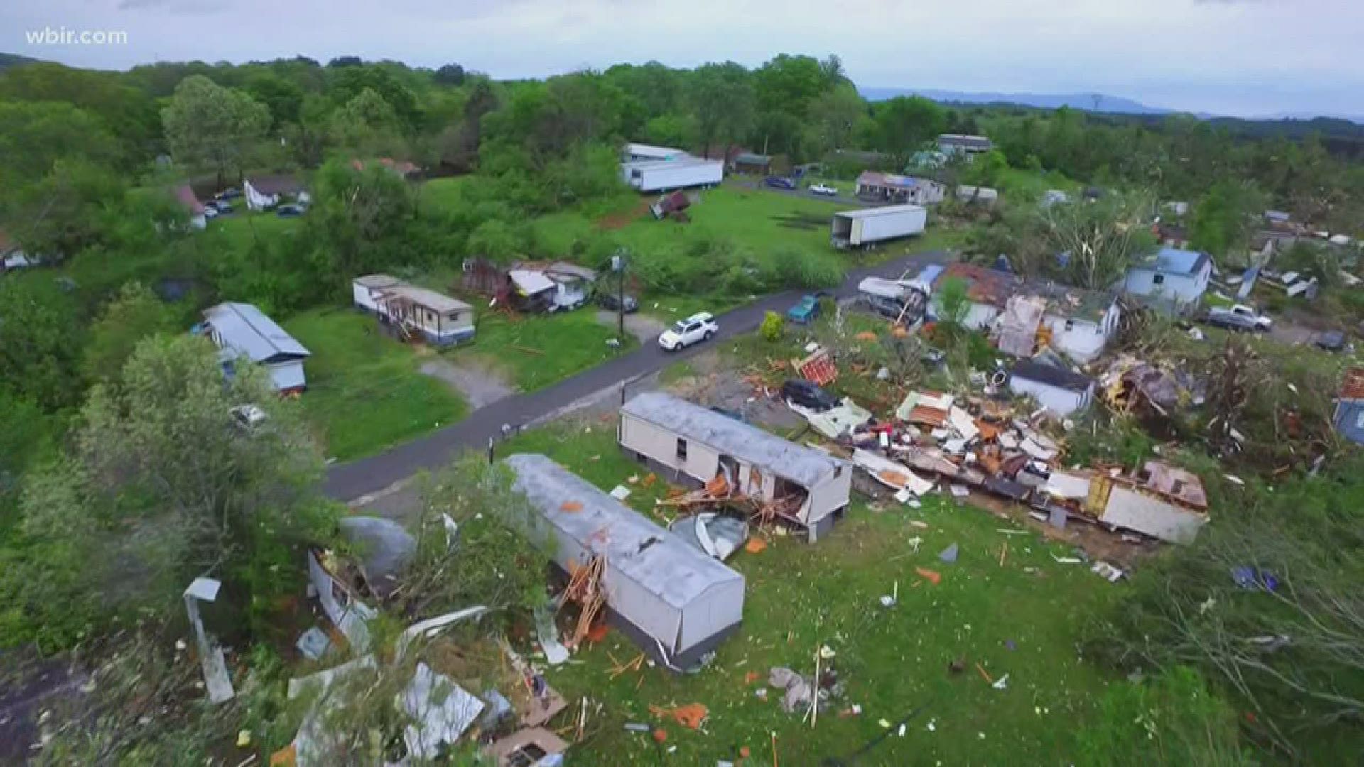 Families are digging through devastation left behind by deadly storms in the Chattanooga area.