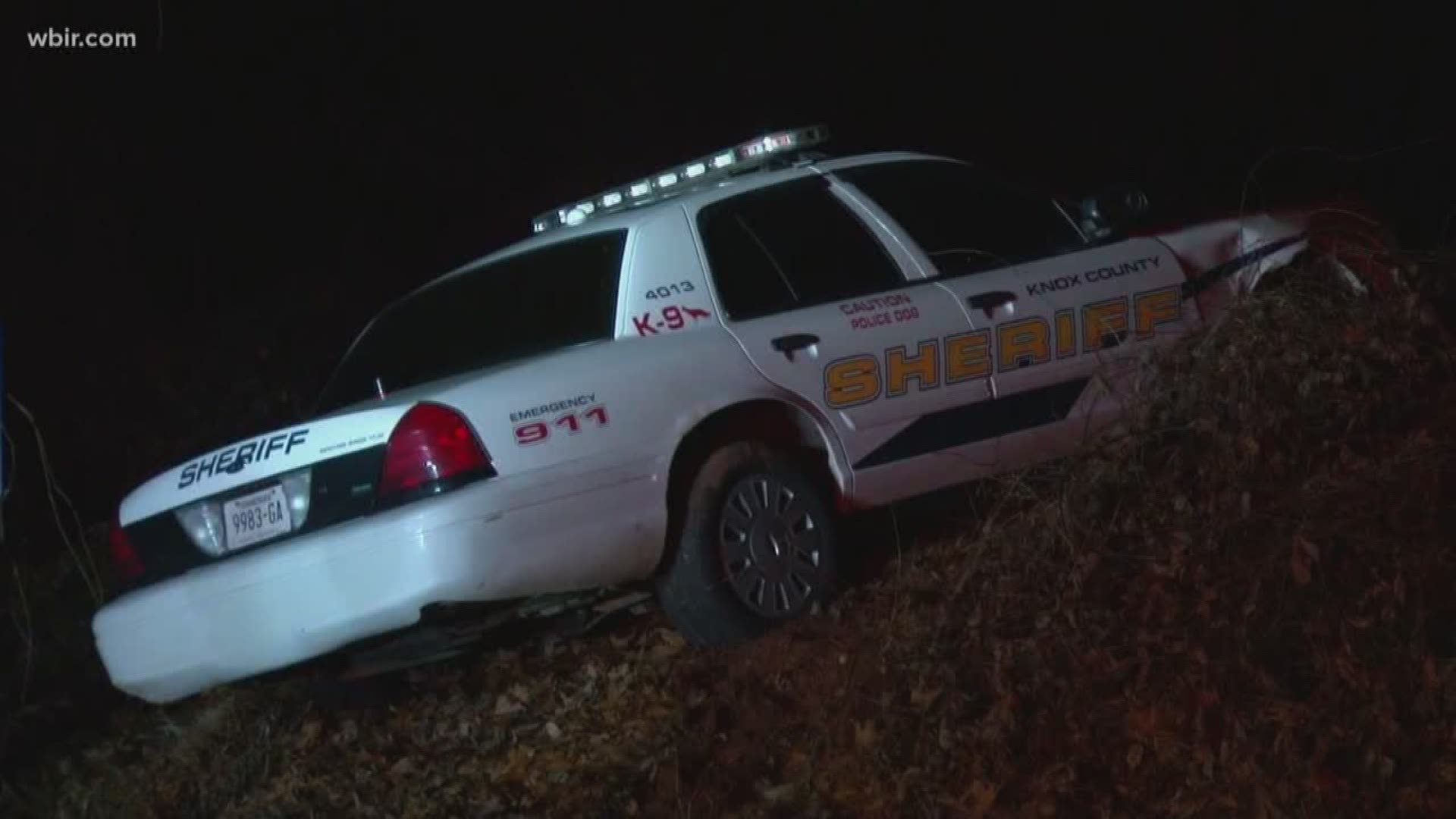 The Knox County Sheriff's Office now says the officer involved in a chase in south Knox County is out of the hospital.