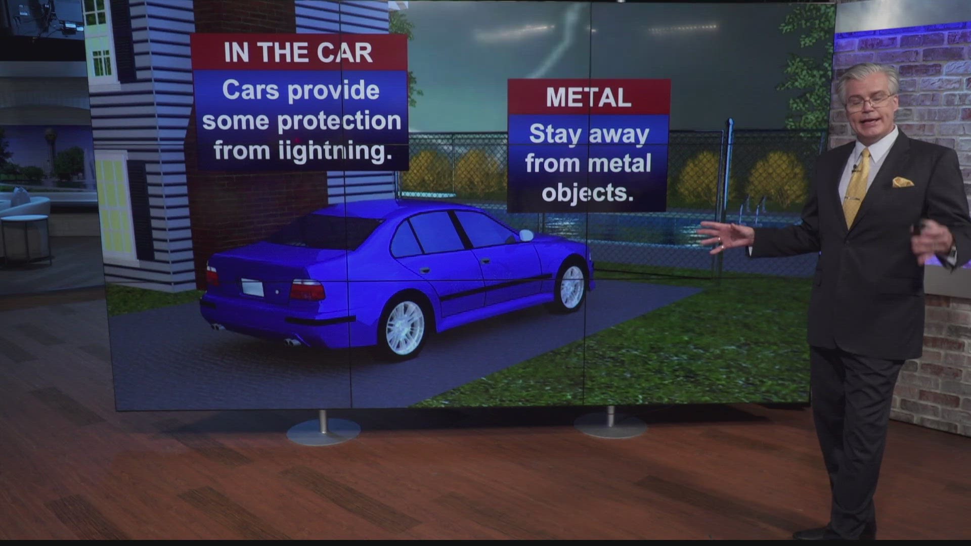 Meteorologist Mike Simon shares some statistics about lightning strikes and what activities you should avoid, even if you're inside.