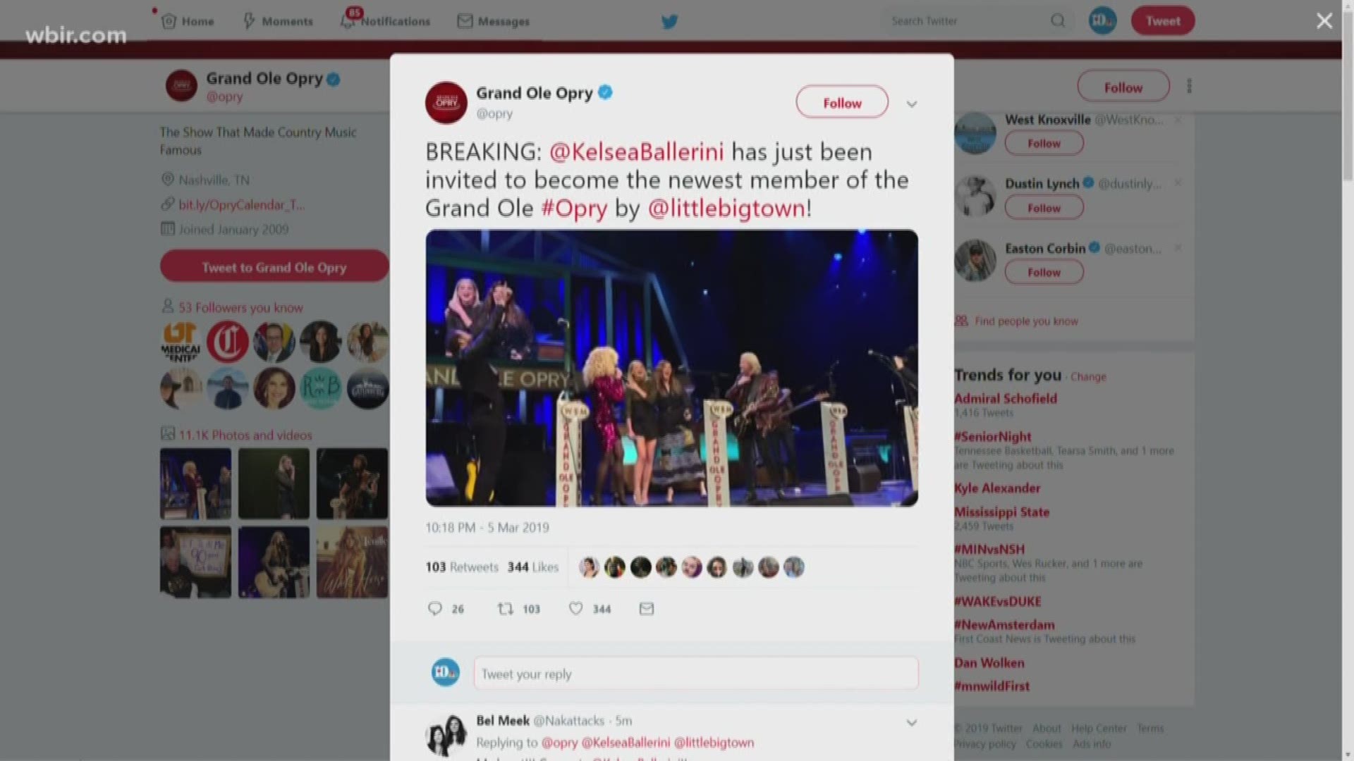 A group performance with Little Big Town on Tuesday night turned into a huge surprise for Kelsea Ballerini.