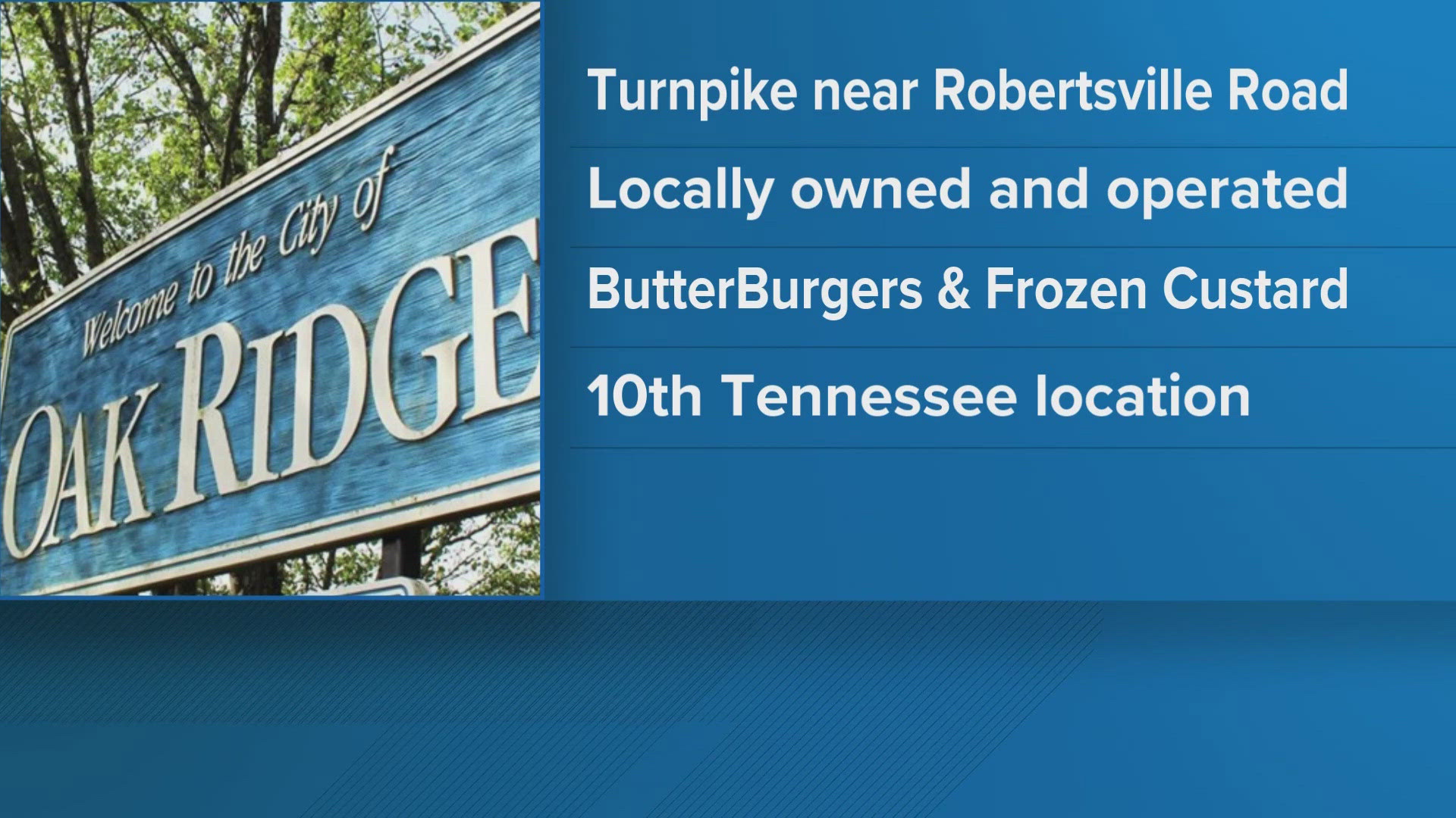 Construction crews are set to start building a new Culver's restaurant in Oak Ridge.