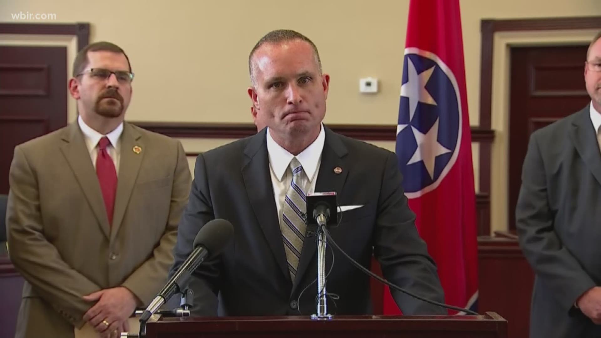 Acting TBI director Jason Locke is on paid administrative leave as the governor's office investigates claims he used state money during an affair with another state employee. June 19, 2018.