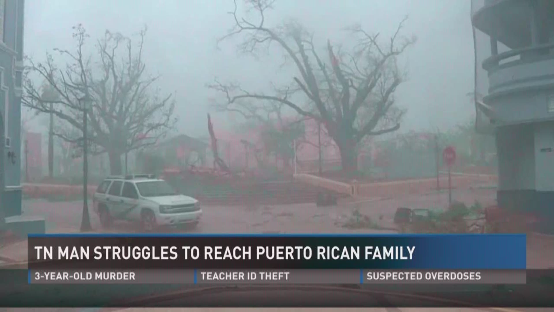 Sept. 27, 2017: A week after Hurricane Maria caused widespread destruction in Puerto Rico, East Tennesseans are still struggling to reach their family members on the island.