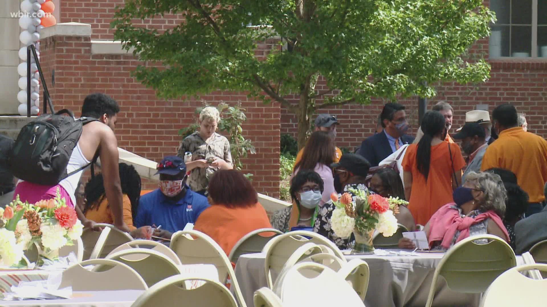 Two dorms on the UTK campus were dedicated Friday in honor of Black education leaders.