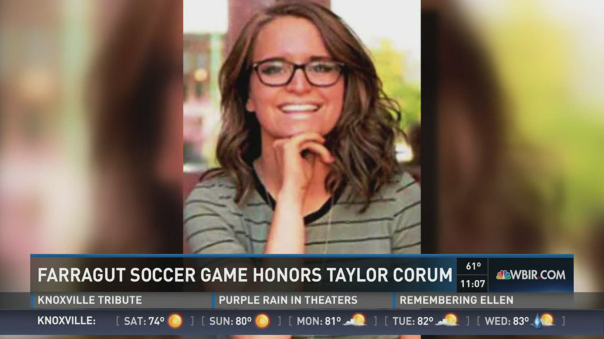 Farragut soccer game honors Taylor Corum