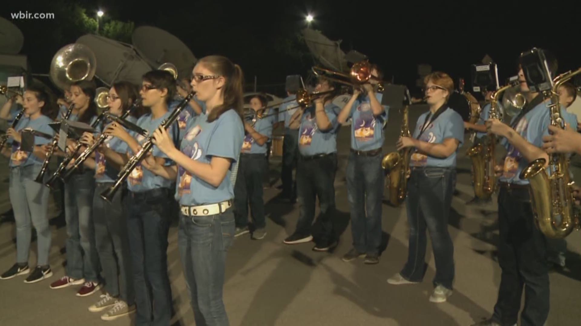 Cumberland County band stops by for week 2 of high school football.